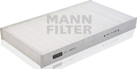 Mann-Filter CU 2951/2 - Filtrs, Salona telpas gaiss autodraugiem.lv