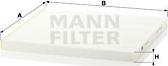 Mann-Filter CU 29 001 - Filtrs, Salona telpas gaiss autodraugiem.lv
