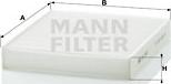 Mann-Filter CU 2440 - Filtrs, Salona telpas gaiss autodraugiem.lv