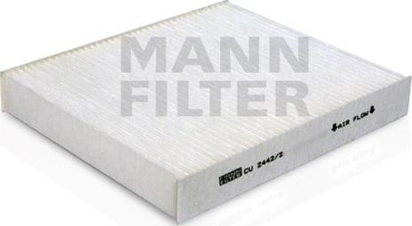 Mann-Filter CU 2442/2 - Filtrs, Salona telpas gaiss autodraugiem.lv