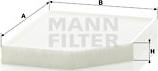 Mann-Filter CU 2450 - Filtrs, Salona telpas gaiss autodraugiem.lv