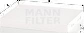 Mann-Filter CU 24 024 - Filtrs, Salona telpas gaiss autodraugiem.lv