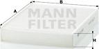 Mann-Filter CU 2433 - Filtrs, Salona telpas gaiss autodraugiem.lv