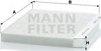 Mann-Filter CU 2422 - Filtrs, Salona telpas gaiss autodraugiem.lv