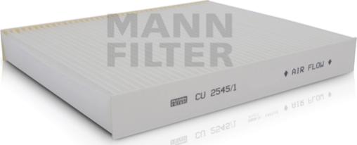Mann-Filter CU 2545/1 - Filtrs, Salona telpas gaiss autodraugiem.lv