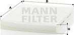Mann-Filter CU 2545 - Filtrs, Salona telpas gaiss autodraugiem.lv