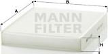 Mann-Filter CU 2559 - Filtrs, Salona telpas gaiss autodraugiem.lv