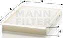 Mann-Filter CU 25 002 - Filtrs, Salona telpas gaiss autodraugiem.lv
