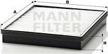 Mann-Filter CU 2520 - Filtrs, Salona telpas gaiss autodraugiem.lv