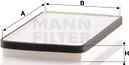 Mann-Filter CU 2650 - Filtrs, Salona telpas gaiss autodraugiem.lv