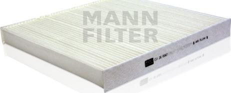 Mann-Filter CU 26 009/1 - Filtrs, Salona telpas gaiss autodraugiem.lv