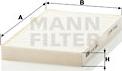 Mann-Filter CU 20 005-2 - Filtrs, Salona telpas gaiss autodraugiem.lv