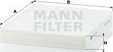 Mann-Filter CU 2141 - Filtrs, Salona telpas gaiss autodraugiem.lv