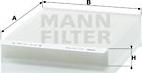 Mann-Filter CU 2143 - Filtrs, Salona telpas gaiss autodraugiem.lv