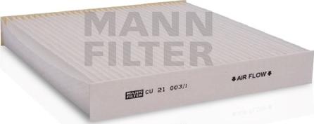 Mann-Filter CU 21 003/1 - Filtrs, Salona telpas gaiss autodraugiem.lv