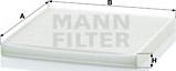 Mann-Filter CU 2131 - Filtrs, Salona telpas gaiss autodraugiem.lv
