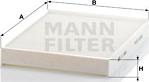Mann-Filter CU 2842 - Filtrs, Salona telpas gaiss autodraugiem.lv