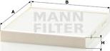 Mann-Filter CU 2349 - Filtrs, Salona telpas gaiss autodraugiem.lv