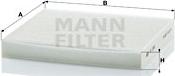Mann-Filter CU 2362 - Filtrs, Salona telpas gaiss autodraugiem.lv