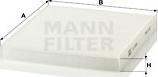Mann-Filter CU 23 009 - Filtrs, Salona telpas gaiss autodraugiem.lv
