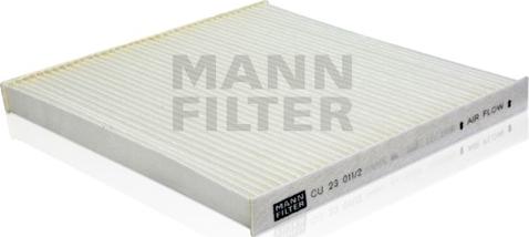 Mann-Filter CU 23 011/2 - Filtrs, Salona telpas gaiss autodraugiem.lv