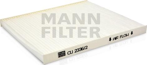 Mann-Filter CU 2336/2 - Filtrs, Salona telpas gaiss autodraugiem.lv