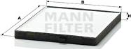 Mann-Filter CU 2330 - Filtrs, Salona telpas gaiss autodraugiem.lv