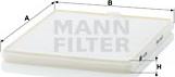 Mann-Filter CU 2326 - Filtrs, Salona telpas gaiss autodraugiem.lv