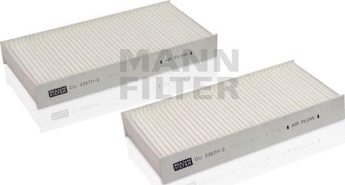 Mann-Filter CU 2327/1-2 - Filtrs, Salona telpas gaiss autodraugiem.lv