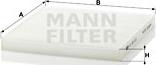 Mann-Filter CU 22 010 - Filtrs, Salona telpas gaiss autodraugiem.lv