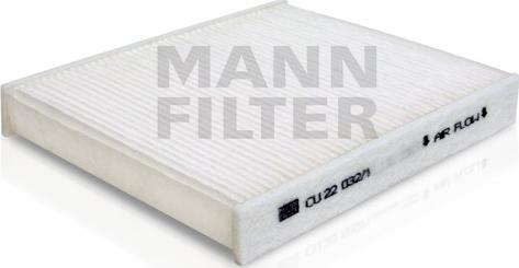 Mann-Filter CU 22 032/1 - Filtrs, Salona telpas gaiss autodraugiem.lv