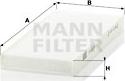 Mann-Filter CU 2216-2 - Filtrs, Salona telpas gaiss autodraugiem.lv