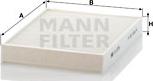 Mann-Filter CU 2736-2 - Filtrs, Salona telpas gaiss autodraugiem.lv