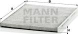 Mann-Filter CUK 3059 - Filtrs, Salona telpas gaiss autodraugiem.lv