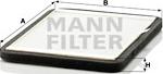 Mann-Filter CUK 2424 - Filtrs, Salona telpas gaiss autodraugiem.lv