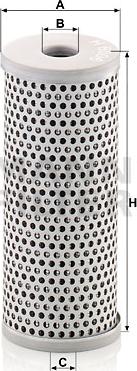 Mann-Filter H 6006 - Filtrs, Hidropacēlāja sistēma autodraugiem.lv