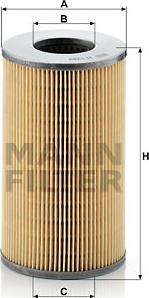 Mann-Filter H 1282 x - Eļļas filtrs autodraugiem.lv