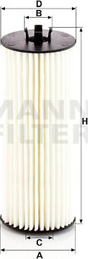Mann-Filter HU 6008/1 Z - Eļļas filtrs autodraugiem.lv