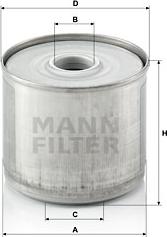 Mann-Filter P 917/1 x - Degvielas filtrs autodraugiem.lv