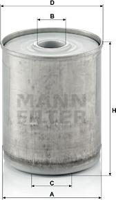 Mann-Filter P 939 x - Degvielas filtrs autodraugiem.lv