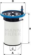 Mann-Filter PU 7005 - Degvielas filtrs autodraugiem.lv