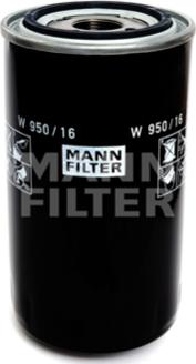 Mann-Filter W 950/16 - Eļļas filtrs autodraugiem.lv