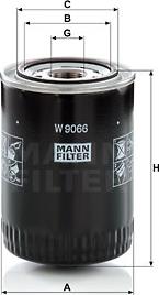 Mann-Filter W 9066 - Eļļas filtrs autodraugiem.lv
