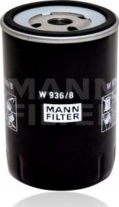 Mann-Filter W 936/8 - Eļļas filtrs autodraugiem.lv