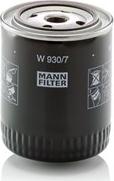 Mann-Filter W 930/7 - Eļļas filtrs autodraugiem.lv