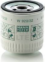 Mann-Filter W 920/32 - Eļļas filtrs autodraugiem.lv