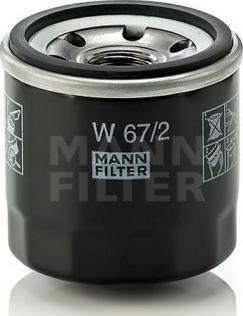 Mann-Filter W 67/81 - Eļļas filtrs autodraugiem.lv