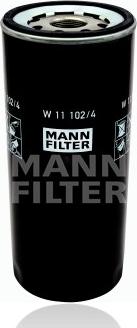 Mann-Filter W 11 102/4 - Eļļas filtrs autodraugiem.lv