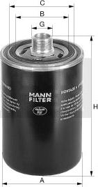 Mann-Filter W1387 - Hidrofiltrs, Automātiskā pārnesumkārba autodraugiem.lv