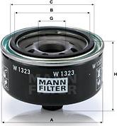 Mann-Filter W 1323 - Eļļas filtrs autodraugiem.lv
